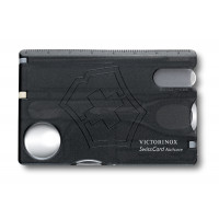 Швейцарская карточка Victorinox SwissCard Classic, 10 функций, корпус из черного полупрозрачного пластика Швейцарская карточка Victorinox SwissCard Classic, 10 функций, корпус из черного полупрозрачного пластика